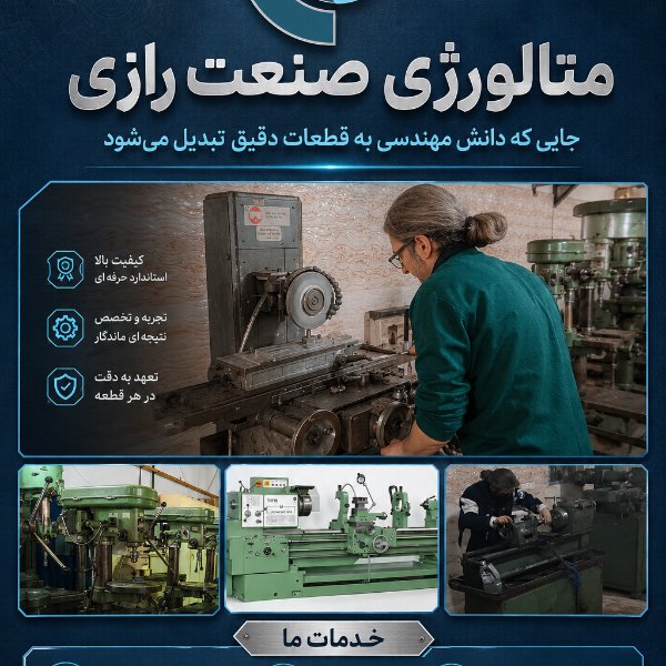 متالورژی صنعت رازی خدمات ماشینکاری آزمایشگاه