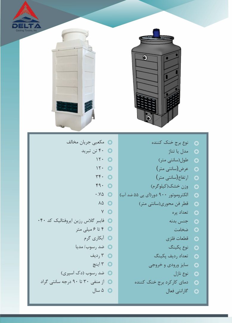 برج خنک کننده صنایع دلتاکولینگ 3