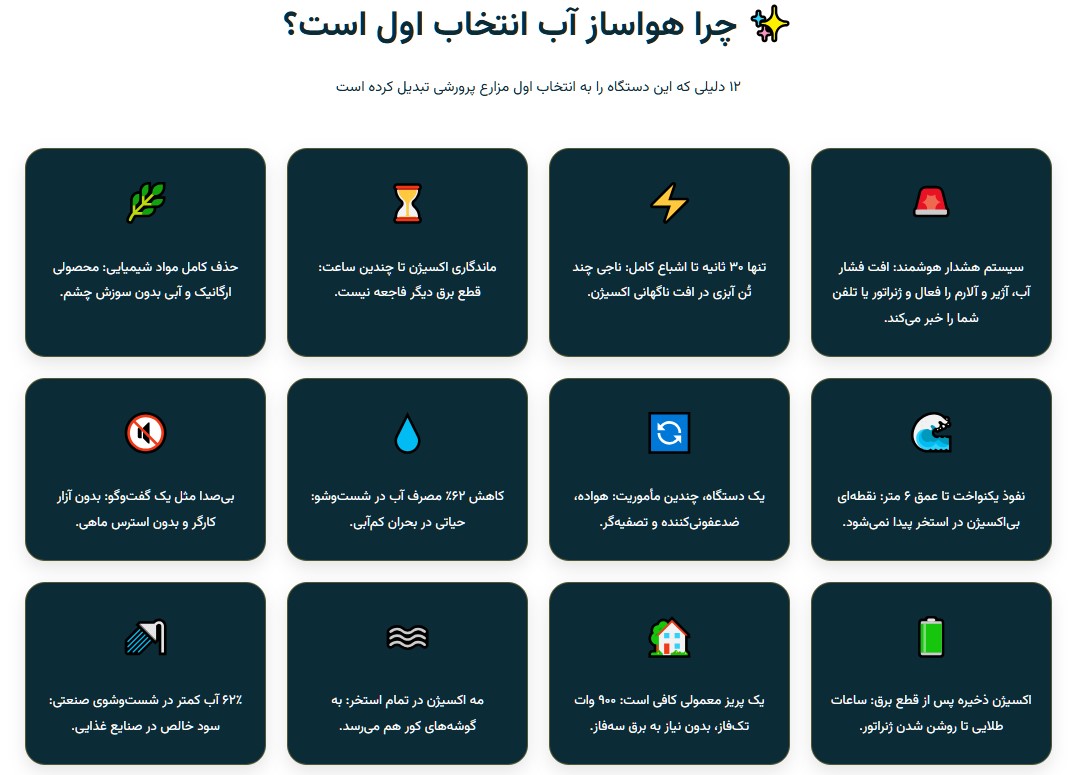 هواساز آب با تکنولوژی نانو و میکرو حباب 2