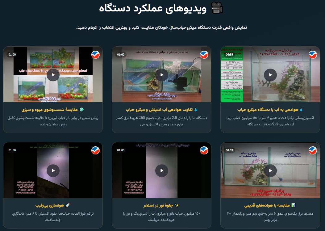 هواساز آب با تکنولوژی نانو و میکرو حباب 3