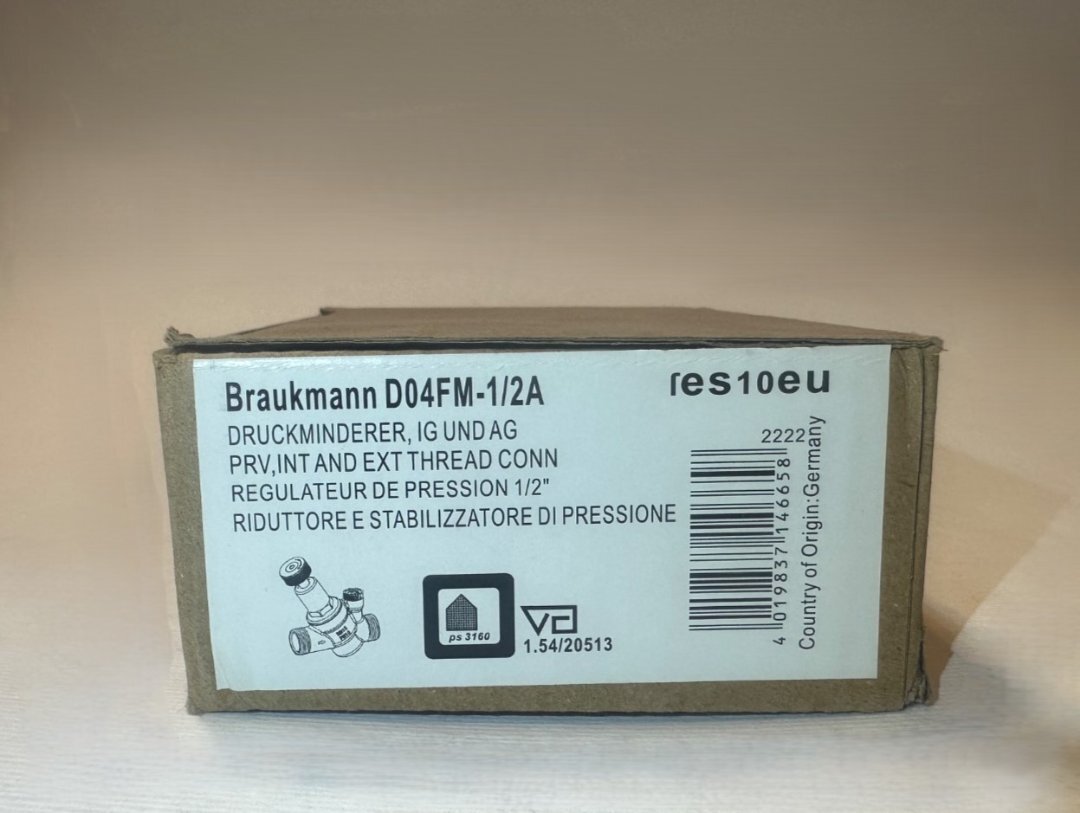 شیر فشار شکن D04FM براکمن رزیدو 1/2 اینچ 3