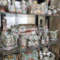 خرید و فروش ظروف قدیمی عتیقه گلمرغی