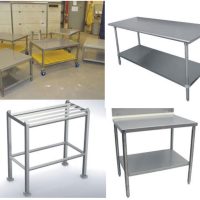 میز کار استیل صنعتی