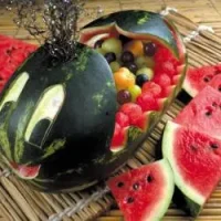 تزیین هندوانه و انواع میوه آرایی