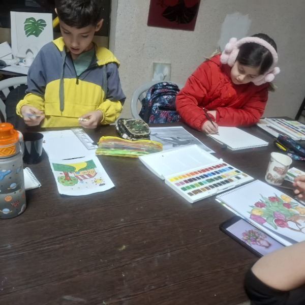 کلاس های نقاشی سرای محله گلشهر